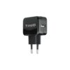 CARGADOR USB TOOQ 5V 2.4 A nEGRO