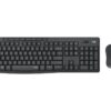 COMBO TECLADO RATON LOGITECH MK295 RF INALAMBRICO NEGRO