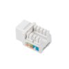 CONECTOR KEYSTONE LANBERG CAT.6 UTP RJ45 90 GRADOS