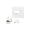 CONECTOR KEYSTONE LANBERG RJ45 CAT.6A UTP PARED 45X45 BLANCO