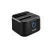 DOCK TOOQ TQDS-802B 2xSATA 2,5"/3,5" USB 3.0, CLONE OTB NEGRO