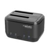 DOCKING STATION NATEC KANGAROO DUAL USB 3.0 SATA NEGRA