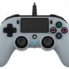 GAMEPAD NACON OFICIAL PS CON CABLE COMPACT GRIS PS4