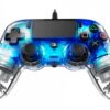 GAMEPAD NACON OFICIAL PS CON CABLE COMPACT LED AZUL PS4