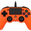 GAMEPAD NACON OFICIAL PS CON CABLE COMPACT NARANJA PS4