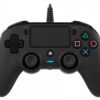 GAMEPAD NACON OFICIAL PS CON CABLE COMPACT NEGRO PS4