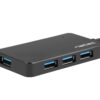 HUB NATEC MONTH 4 PUERTOS USB 3.0 NEGRO