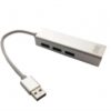 HUB USB 3.0 3 PUERTOS USB3.0 + ETHERNET 3GO 1PTO