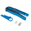 KIT LANBERG NETWORK CON CRIMPADORA Y STRIPPING, CONECTORES RJ45