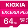 MICRO SD KIOXIA 64GB EXCERIA PLUS UHS-I C10 R98 CON ADAPTADOR