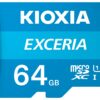 MICRO SD KIOXIA 64GB EXCERIA UHS-I C10 R100 CON ADAPTADOR