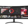 MONITOR LG  34" 34WR50QC-B WQHD 21:9 3000:1 2XHDMI DP INCL. AJUS