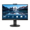 MONITOR PROFESIONAL PHILIPS 243B9H 23.8' FULL HD WEBCAM MULTIMEDIA NEGRO