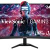 MONITOR VIEWSONIC VX2418-C 24"  VA LED GAMING CURVO