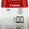 MULTIPACK CANON PG 545 XL CL 546XL  PAPEL 50 HOJAS