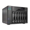 NAS ASUSTOR TOWER 6 BAY NAS QUAD-CORE 2.0GHZ DUAL 2.5GBE PORTS 8GB RAM DDR4