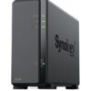 NAS SYNOLOGY DS124  1 BAHIA ETHERNET RTD1619B NEGRO