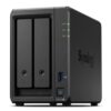 NAS SYNOLOGY DS723+ 2BAHÍAS AMD RYZEN R1600 2 NÚCLEOS 23.1GHZ 2GB DDR4 ECC 32 GB