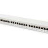 PATCH PANEL DIGITUS CAT6 CLASE E SIN APANTALLAR  24 PUERTOS RJ45 1U RACK NEGRO