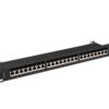 PATCH PANEL LANBERG 24 PUERTOS 1U 19? CAT.7 FTP NEGRO