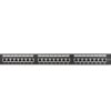 PATCH PANEL LANBERG 24 PUERTOS 1U 19â?? CAT.5E BLINDADO NEGRO