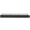 PATCH PANEL LANBERG 48 PUERTOS 1U 19? CAT.6 NEGRO