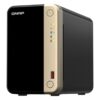 QNAP TS-264 NAS TORRE ETHERNET NEGRO ORO N5095