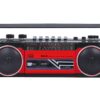 RADIO GRABADORA PORTÁTIL USB SD BLUETOOTH CASSETTE TREVI RR 501 BT ROJO