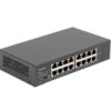 SWITCH LANBERG 16 PUERTOS GIGABIT ETHERNET RACK 10"/19"