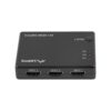 SWITCH VIDEO LANBERG 3 X HDMI + MICRO USB NEGRO CONTROL REMOTO