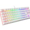 TECLADO GAMING GENESIS THOR 303 TKL RGB BLANCO MECANICO SWITCH OUTEMU MARRON