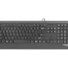 TECLADO NATEC BARRACUDA SLIM NEGRO