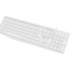 TECLADO NATEC NAUTILUS SLIM LAYOUT 106 TECLAS BLANCO