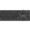 TECLADO NATEC TROUT SLIM NEGRO