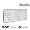 TECLADO SUBBLIM KEYBOARD ADVANCE COMPACT SILVER