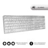 TECLADO SUBBLIM KEYBOARD ADVANCE EXTENDED SILVER