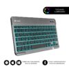 TECLADO TABLET SUBBLIM SMART BACKLIT BT KEYBOARD GREY