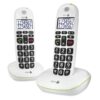 TELEFONO FIJO DORO PHONE EASY 110 2 INALÁMBRICO BLANCO