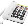 TELEFONO FIJO DORO PHONE EASY 331PH 1 BLANCO