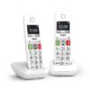 TELEFONO GIGASET E290 DUO INALAMBRICO BLANCO TECLAS GRANDES