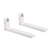 UNIVERSAL HEAVY DUTY STEEL WALL BRACKETS 30 KG WHITE