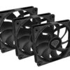 VENTILADOR CAJA GENESIS OXAL 120 NEGRO ALTO RENDIMIENTO 120 MM PACK 3 UDS