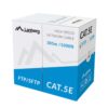 BOBINA CAT.5E LANBERG FTP RJ45 SOLIDO CCA AWG24 305M GRIS