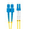 LATIGUILLO FIBRA 1M LANBERG MONO SC/UPC-LC/UPC DUPLEX G657A1 LSZH AMARILLO