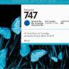 TINTA HP 747 AZUL