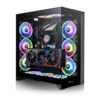 CAJA THERMALTAKE CTE E600 MX BLACK ATX 2XUSB 3.0 SIN FUENTE BLANCO