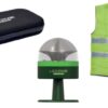 KIT CHALECO + FUNDA + LUZ DE EMERGENCIA LED ONE