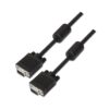 CABLE AISENS SVGA CON FERRITA HDB15/M-HDB15/M NEGRO 1.8M