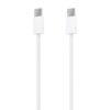 CABLE AISENS USB 2.0 3A 60W APPLE USB-C/M-USB-C/M BLANCO 1.0M