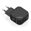 CARGADOR AISENS GAN 65W 2XUSB-C PD3.0 QC4.0 1XUSB-A QC3.0 NEGRO